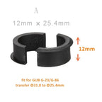 GUB Code Table Stand Lamp Holder Washer Mobile Phone Holder Reducing Ring Gasket — A 12x25.4mm