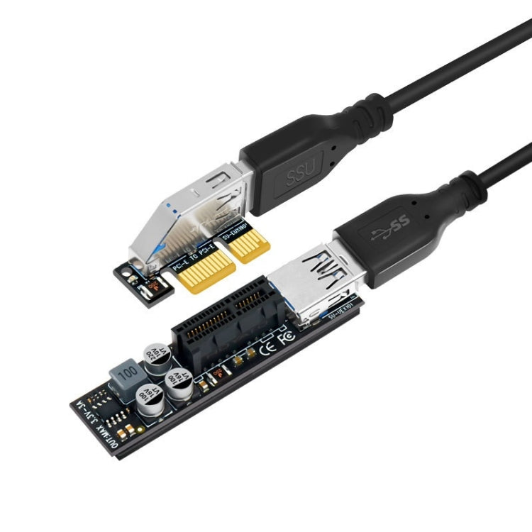 SSU PCI-E To X1 Interface Extension Cable — 0.6m