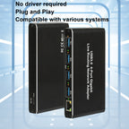 USB3.0 4-Ports Gigabit Network Adapter Plug and Play Router