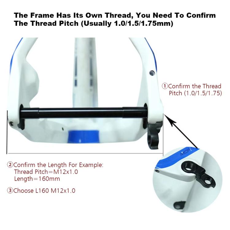MTB Road Bicycle Frame Aluminium Bucket Axle Bar