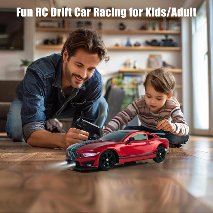 1:16 4WD Drift Spray Light Electric Remote Control Racing Car Toy