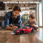 1:16 4WD Drift Spray Light Electric Remote Control Racing Car Toy