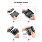 Vaydeer Multifunctional Dual-Slot Laptop Tablet Vertical Storage Stand — view 6