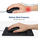 Rectangular Memory Foam Slow Rebound Wrist Breathable Mouse Pad
