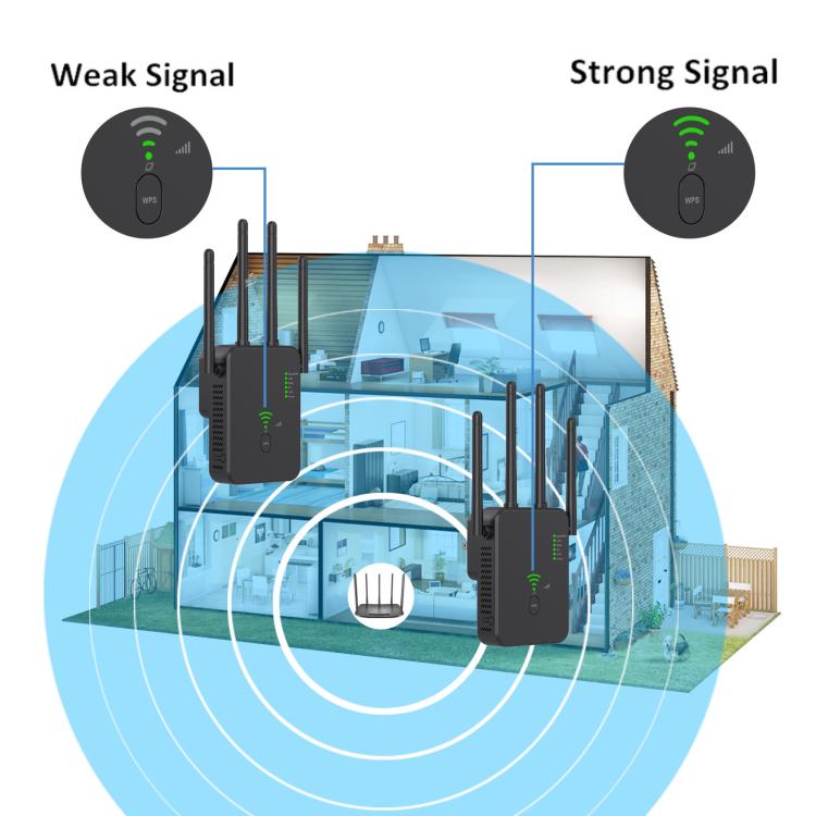 Urant U10 300Mbps 2.4G Wireless Repeater WiFi Signal Amplifier With 4 Antennas