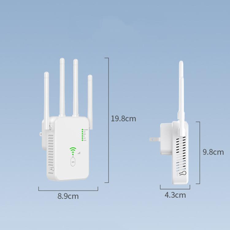 Urant U10 300Mbps 2.4G Wireless Repeater WiFi Signal Amplifier With 4 Antennas