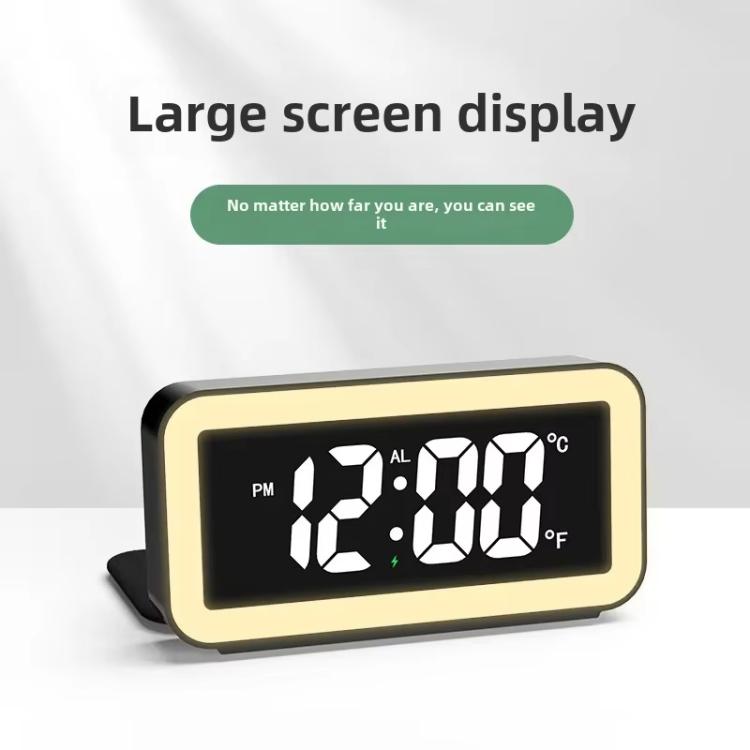 S281A LED Atmosphere Light Calendar / Temperature Display Clock With Wireless Charging Function — view 4