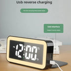 S281A LED Atmosphere Light Calendar / Temperature Display Clock With Wireless Charging Function — view 6