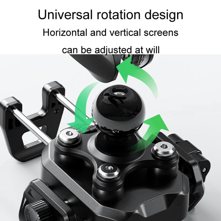 Kewig M33-C3 Outdoor Motorcycle Bike Riding Anti-Theft Shock Absorbing Cell Phone Holder
