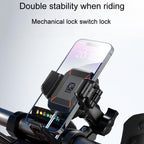 Kewig M33-C3 Outdoor Motorcycle Bike Riding Anti-Theft Shock Absorbing Cell Phone Holder