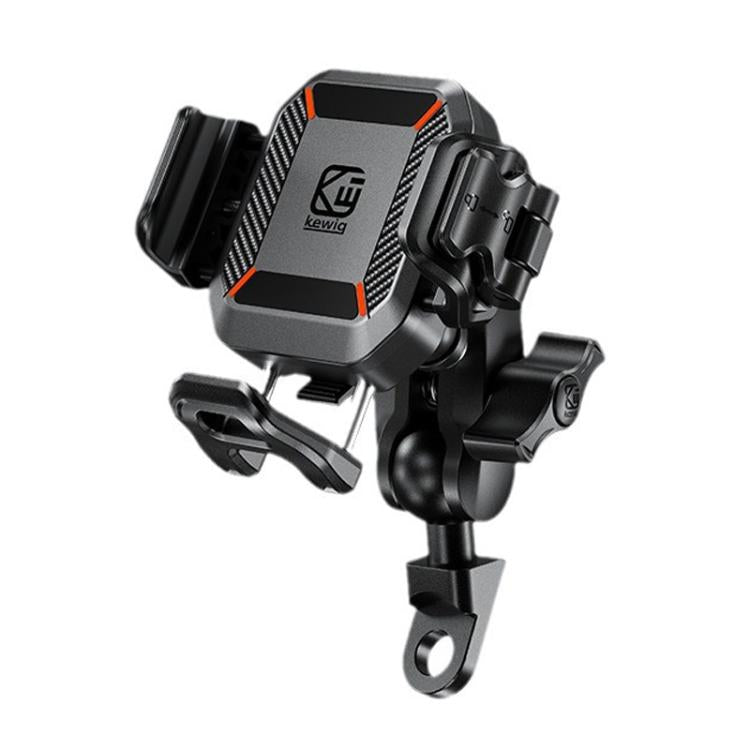 Kewig M33-C2 Outdoor Motorcycle Bike Riding Anti-Theft Shock Absorbing Cell Phone Holder