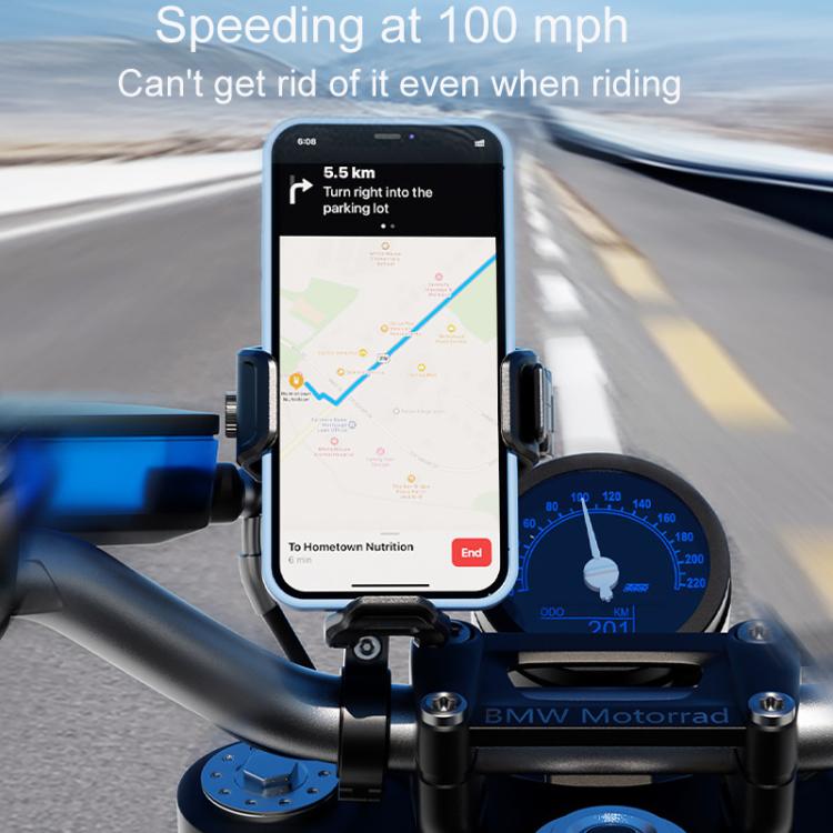 Kewig M33-C2 Outdoor Motorcycle Bike Riding Anti-Theft Shock Absorbing Cell Phone Holder