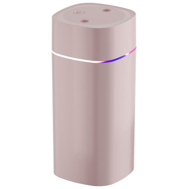 SD08 600ml Large Capacity Car Humidifier USB Dual Spray Air Aromatherapy Diffuser — White
