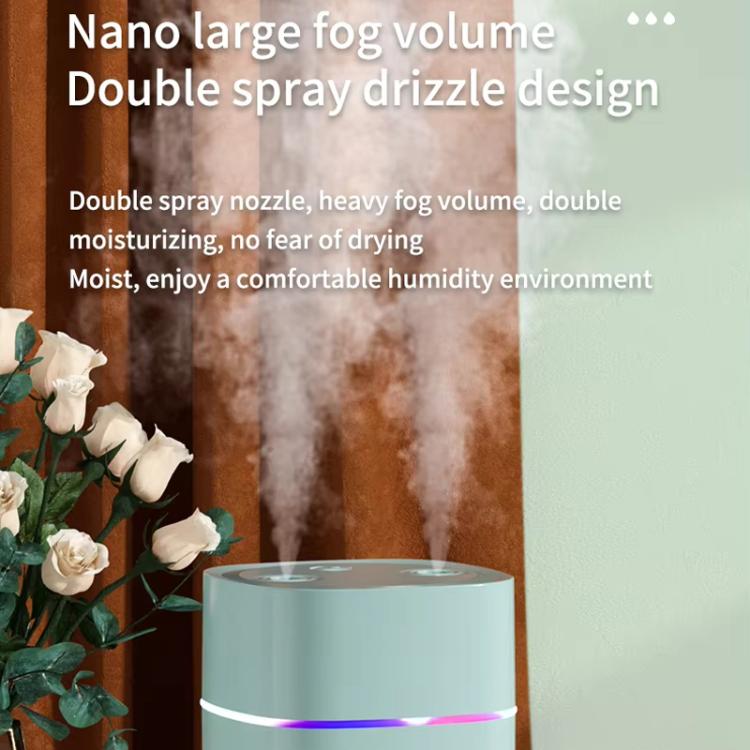 SD08 600ml Large Capacity Car Humidifier USB Dual Spray Air Aromatherapy Diffuser — view 7
