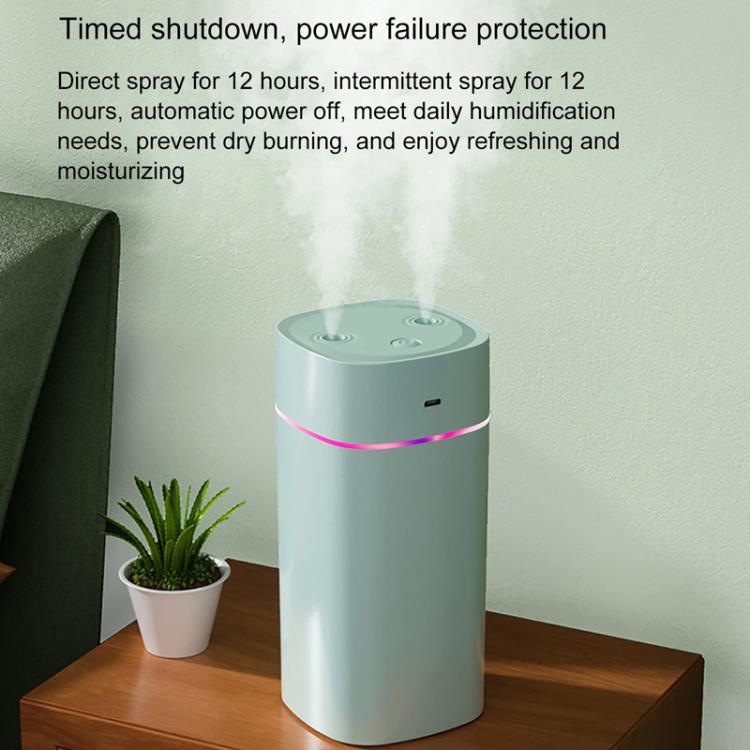 SD08 600ml Large Capacity Car Humidifier USB Dual Spray Air Aromatherapy Diffuser — view 9