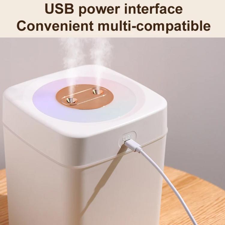 A7 USB Large Mist Volume Dual Spray Humidifier With Dazzling Streaming Light — view 7