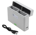 For DJI Action 3 / Action 4 Camera YX 2-Way Charger Battery Manager