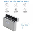 For DJI Action 3 / Action 4 Camera YX 2-Way Charger Battery Manager