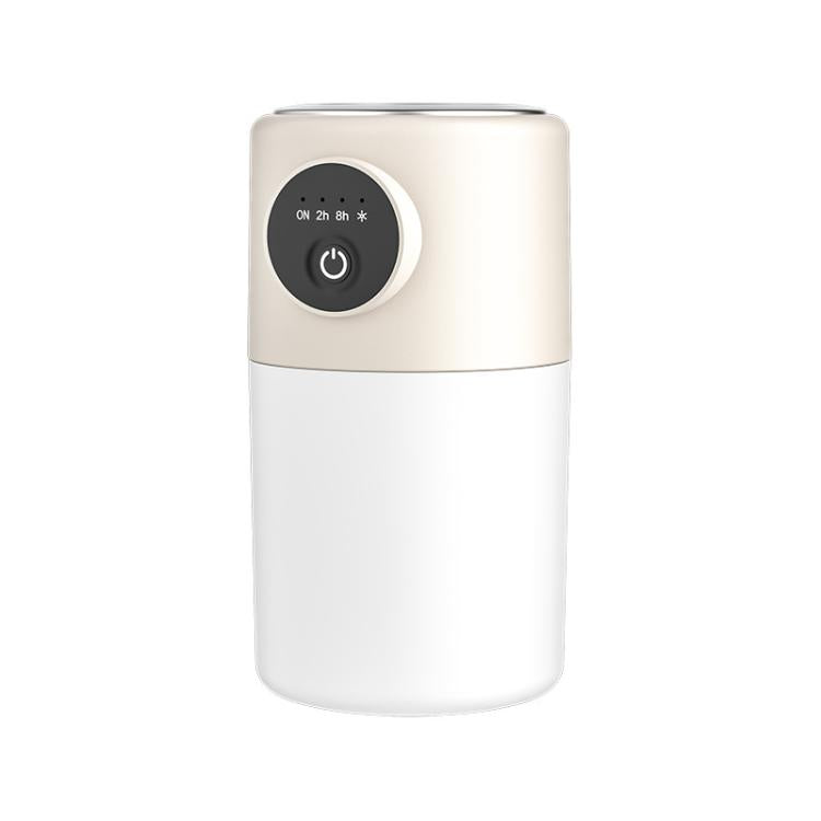 USB Intelligent Home Large Capacity Humidifier With Night Light Small Air Purifier — White