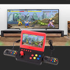 AMPOWN RETRO 7 inch Large Screen Handheld Console Rocker Game Player Open Source Retro Arcade, With Dual Grip