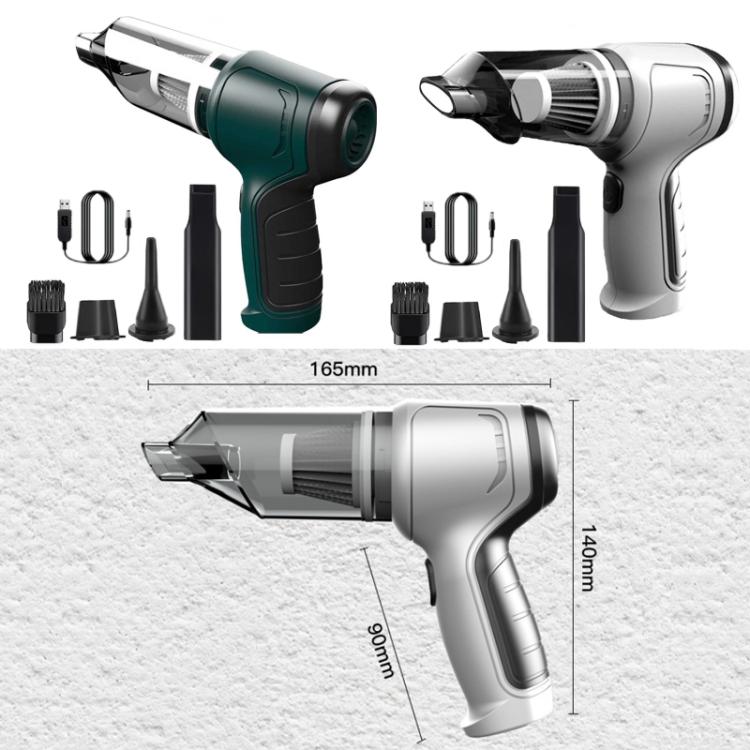 Car Small Wireless Handheld Vacuum Cleaner — Standard Gray