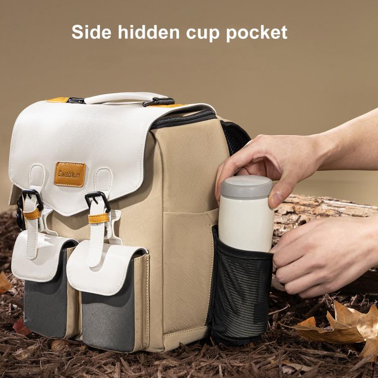 Large Capacity DSLR Camera Storage Bag Casual Double Shoulder Load Reducing Breathable Backpack — view 4