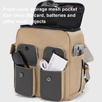 Large Capacity DSLR Camera Storage Bag Casual Double Shoulder Load Reducing Breathable Backpack — view 7