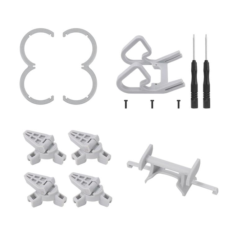 For DJI Neo CQT Impact Protection Cover + Bumper + Folding Stand + Tail Wing 4 In 1 Set — 4 In 1 Set