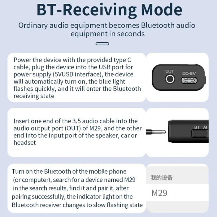 Bluetooth 5.4 Audio Common Ground Isolator Receiver Anti-interference Noise Reducer — view 11