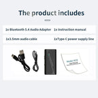 Bluetooth 5.4 Audio Common Ground Isolator Receiver Anti-interference Noise Reducer — view 12