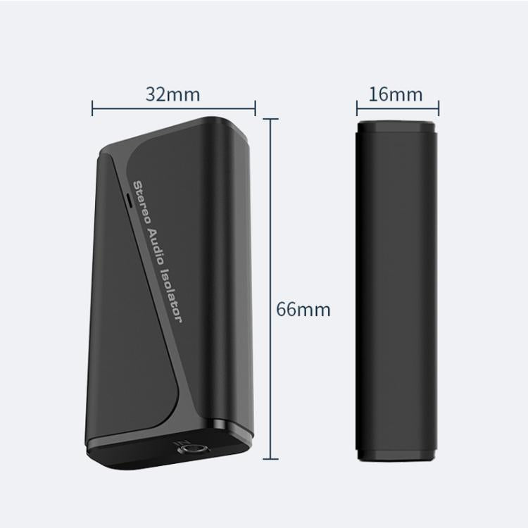 Bluetooth 5.4 Audio Common Ground Isolator Receiver Anti-interference Noise Reducer — view 3