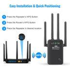 Urant U9 300Mbps 2.4G Wireless Repeater WiFi Signal Amplifier Support WPS Quick Setting