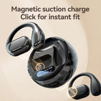 M76 Intelligent AI Translation On-Ear Digital Display Bluetooth Earphone