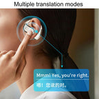 M76 Intelligent AI Translation On-Ear Digital Display Bluetooth Earphone