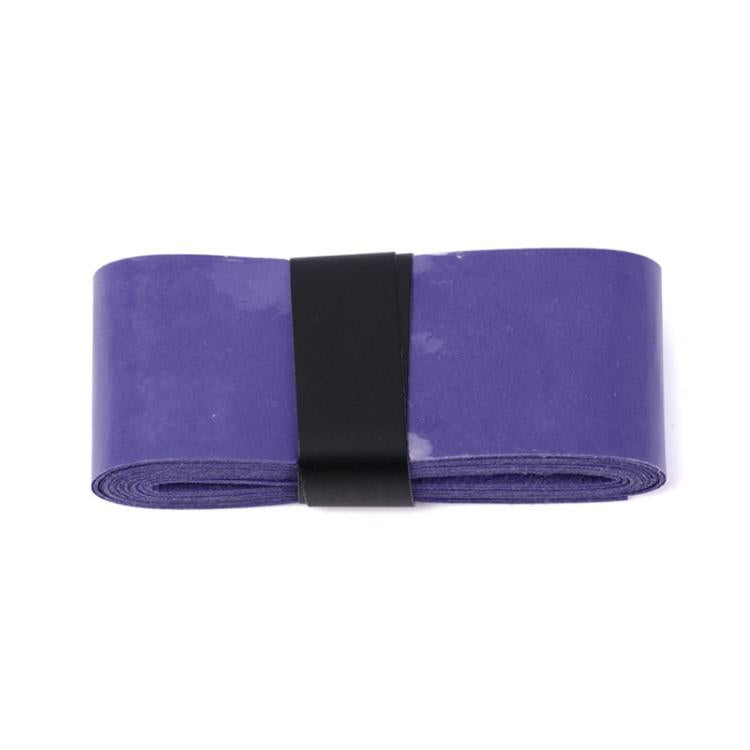 Badminton Racket Stretch Flat Hand Tape Tennis Racket Fish Rod PU Leather Keel Sweatband — Black