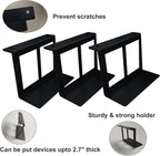 Under Desk Laptop Tablet Mini PC Storage Stand Metal Invisible Tray Rack — view 4