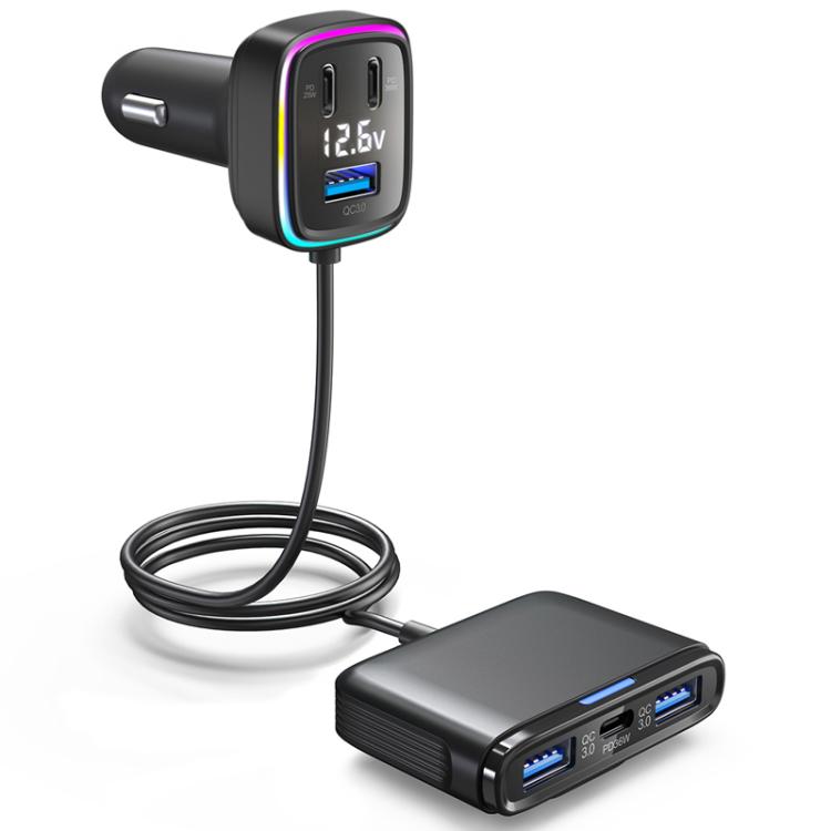 Powerful Output Colorful Ambient Lights Car Quick Charger