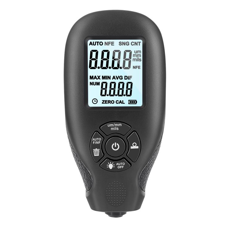 High-Precision Anti-Slip Paint Coating Thickness Gauge — White
