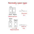 Embedded NC Model Door Magnetic Sensor Switch