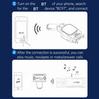 Dual Retractable Cable Car Charger Automobile Bluetooth MP3 Player — view 15