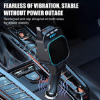 Dual Retractable Cable Car Charger Automobile Bluetooth MP3 Player — view 9