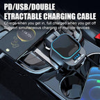 Dual Retractable Cable Car Charger Automobile Bluetooth MP3 Player — view 10