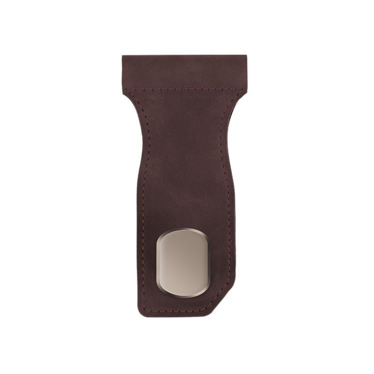 Car Fur Leather Passenger Front Organizer Hooks — Single Hook Gray