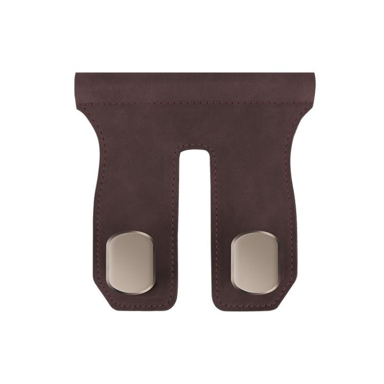 Car Fur Leather Passenger Front Organizer Hooks — Dual Hook Gray