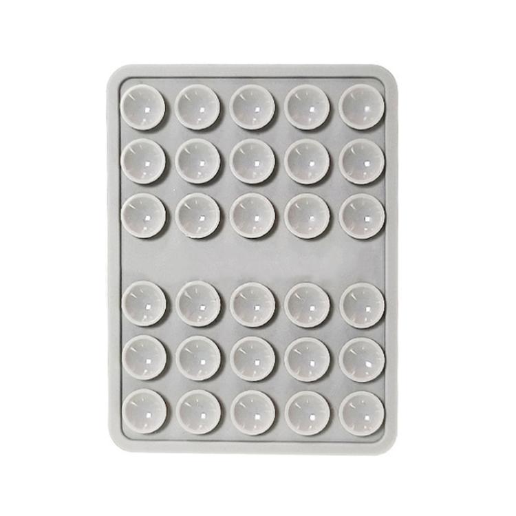 Double-sided Silicone Suction Cup Strongly Fixed Mobile Phone Holder — Black