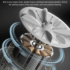 Mini Portable Underwear Socks Turbine Washing Machine — view 15
