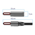 Car Mini Portable Powerful Suction LED Flashing Warning Light Outdoor Lighting Vacuum Cleaner — view 3