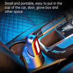 Car Mini Portable Powerful Suction LED Flashing Warning Light Outdoor Lighting Vacuum Cleaner — view 5