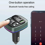 Car Voltage Display Fast Charger Subwoofer MP3 Bluetooth Player — view 4