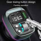Car Voltage Display Fast Charger Subwoofer MP3 Bluetooth Player — view 6